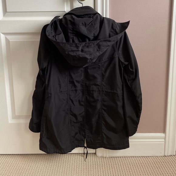 Michael Kors Petite Hooded Anorak - Black - Picture 3 of 7